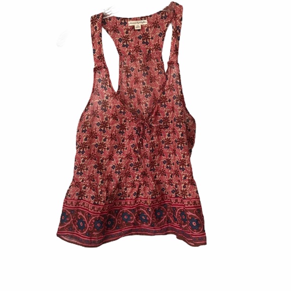 American Eagle Boho Tank Sz Med - Picture 2 of 4